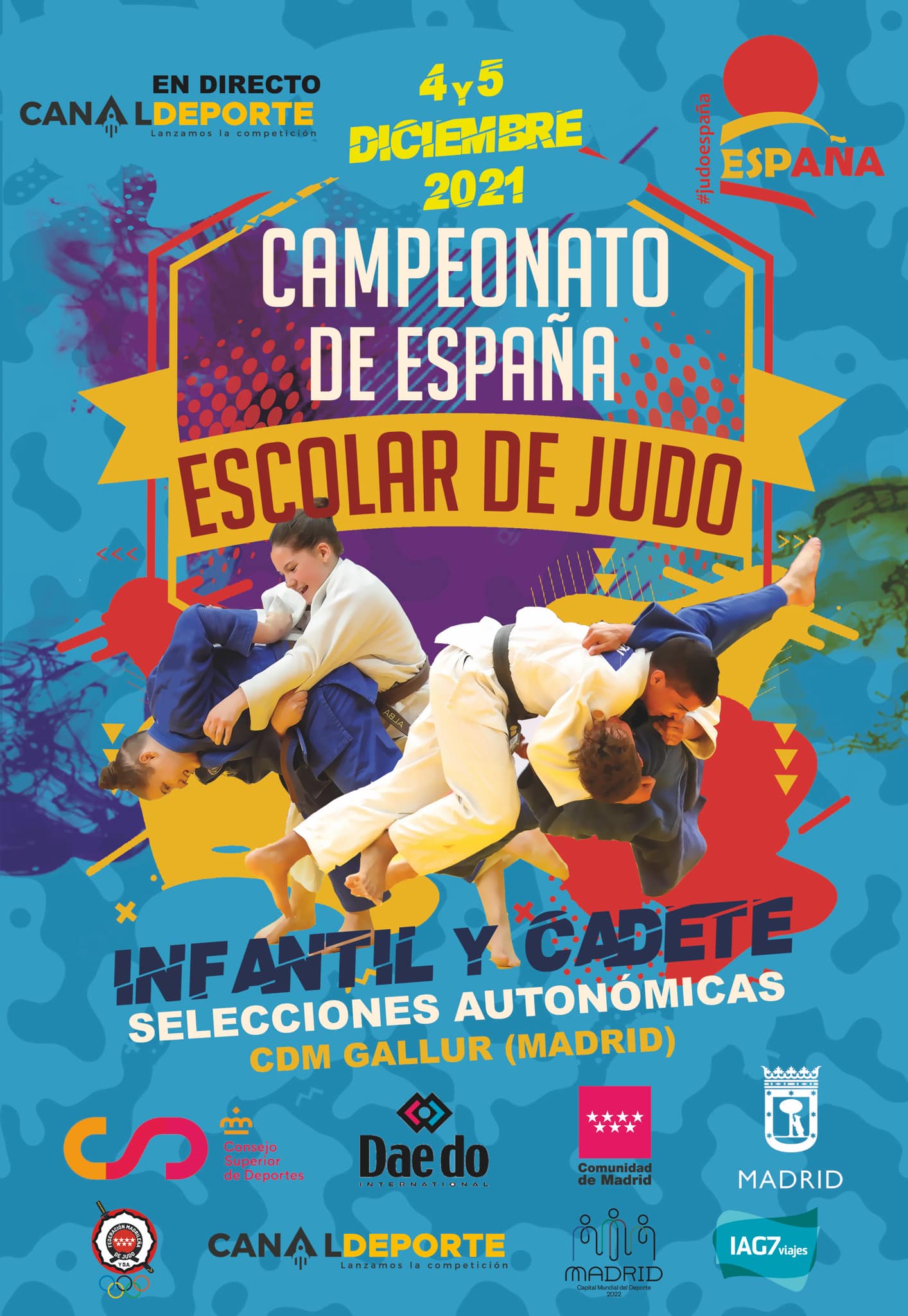 NAVARRA LOGRA EL 3º PUESTO EN EL MEDALLERO POR AUTONOMIAS DEL CAMPEONATO DE ESPAÑA CADETE. RESULTADOS CPTO. ESPAÑA ESCOLAR 2021